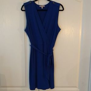 Cobalt wrap dress